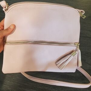 Elegant Pink Crossbody Bag